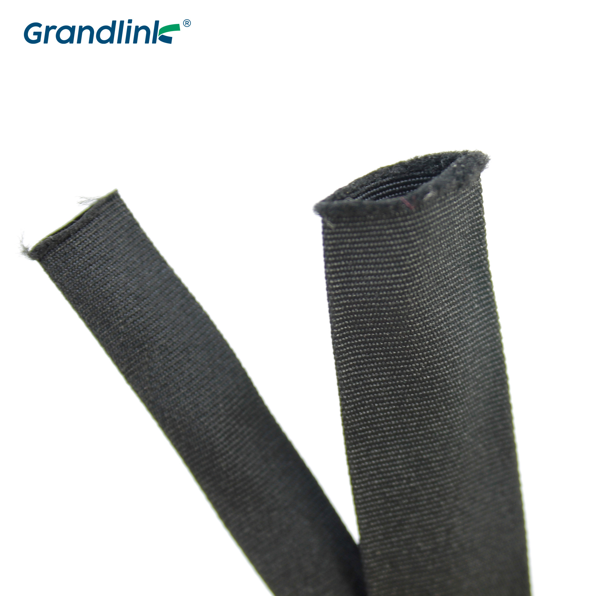 Fabricante OEKO al por mayor personalizado cinta de doble capa cinta hueca ropa de mascotas bolsa accesorios cinta tubular protección del medio ambiente