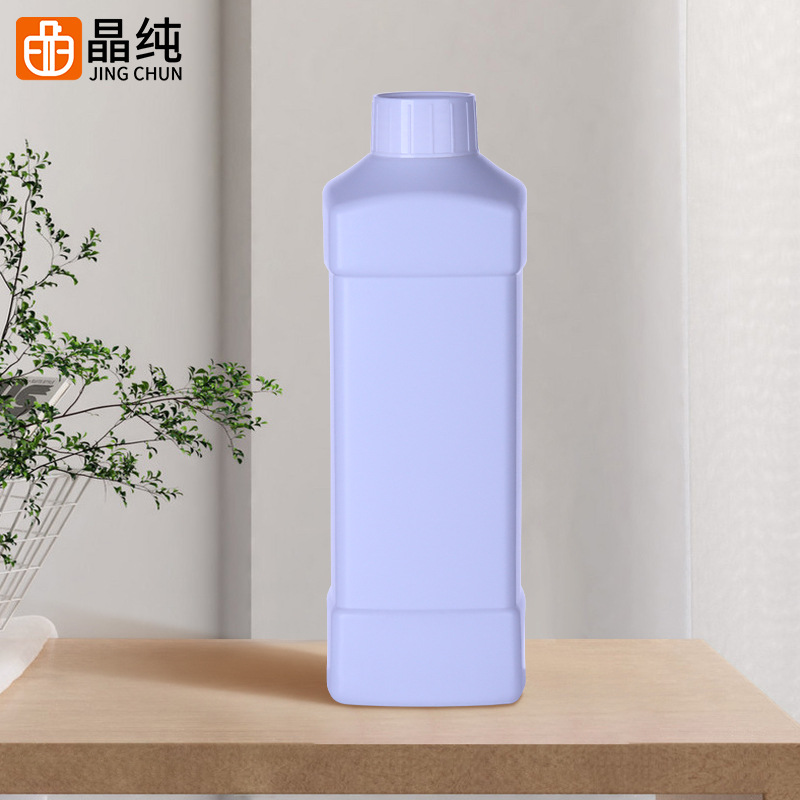 批发1L安利洗衣液瓶彩漂叶面肥农药化工粉剂四方瓶墨水塑料pe空瓶