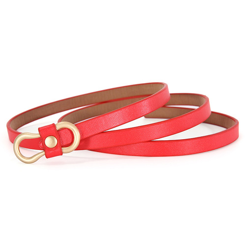 Women's Belts No Punching Pants Belts Casual Simple Versatile Black White Dress Thin Belts Manufacturer Wholesale