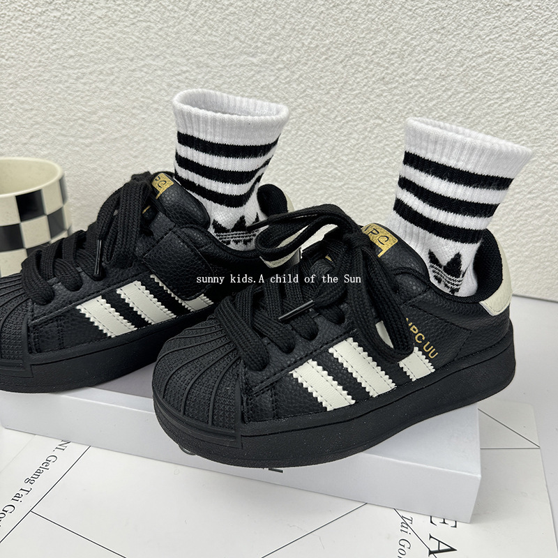 Children's Shell Toe Sneakers Spring & Fall New Kidsren's Shoes Girls' Sports Shoes Lightweight Non-Slip Export Boys' Casual Shoes Children's Shell Toe Sneakers Spring & Fall New Kidsren's Shoes Girls' Sports Shoes Lightweight Non-Slip Export Boys' Casual Shoes