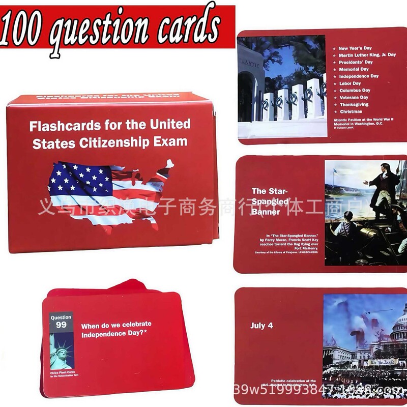 Cross-border US Citizenship Flash Cards US Citizenship Examination 100 Question Cards Cross-border US Citizenship Flash Cards US Citizenship Examination 100 Question Cards