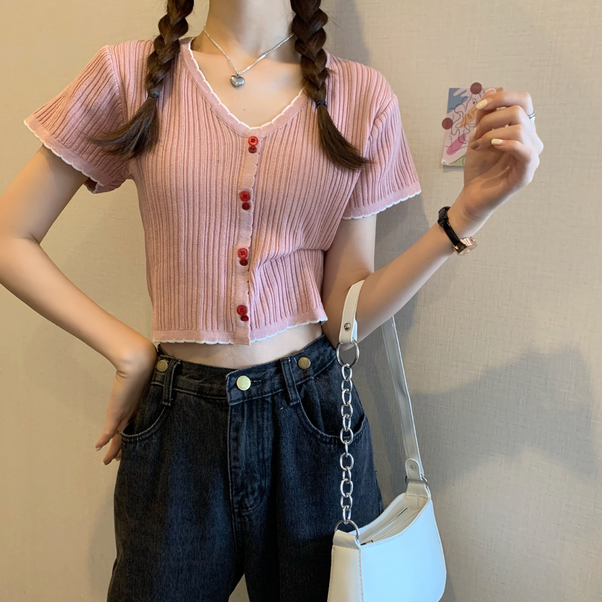 분홍색