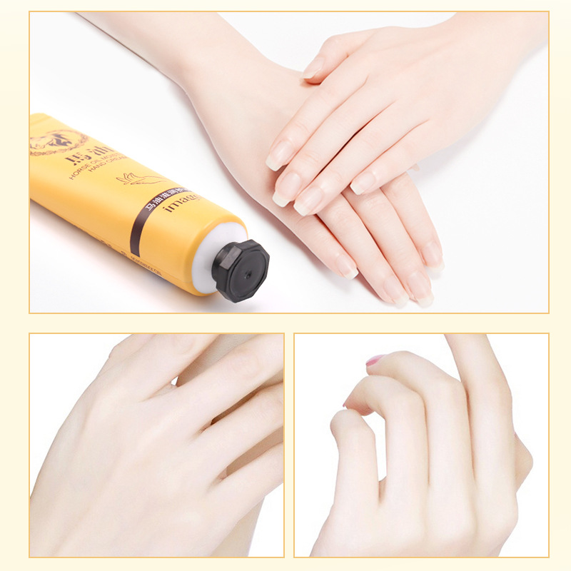 Imagen belleza caballo Aceite hidratante crema de manos hidratante anti-agrietamiento invierno cuidado de las manos hidratante crema de manos image 6