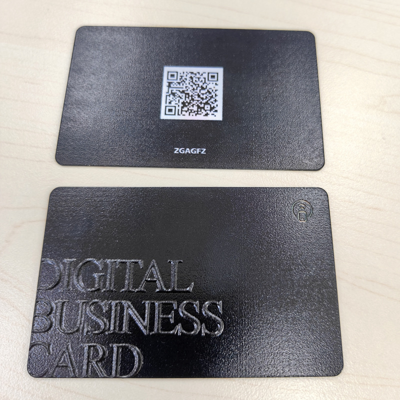 NFC 엠보싱 명함 카드(명함 시스템 포함)