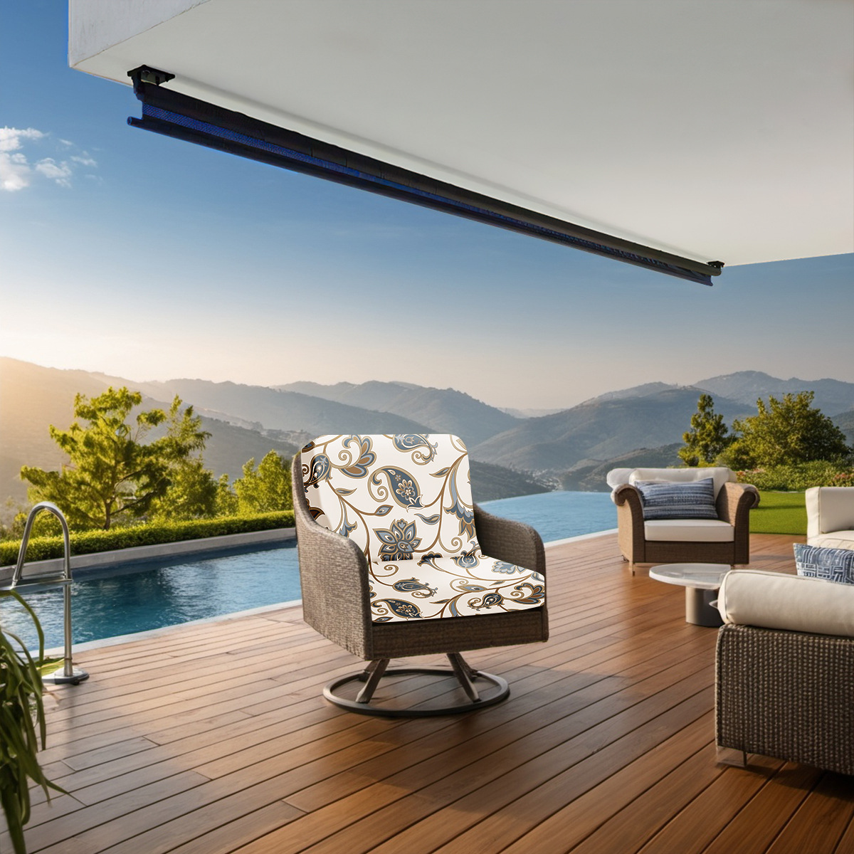 SHEIN en stock sofá elástico transfronterizo al aire libre un solo sofá cojín cubierta universal todo incluido sofá sombrero