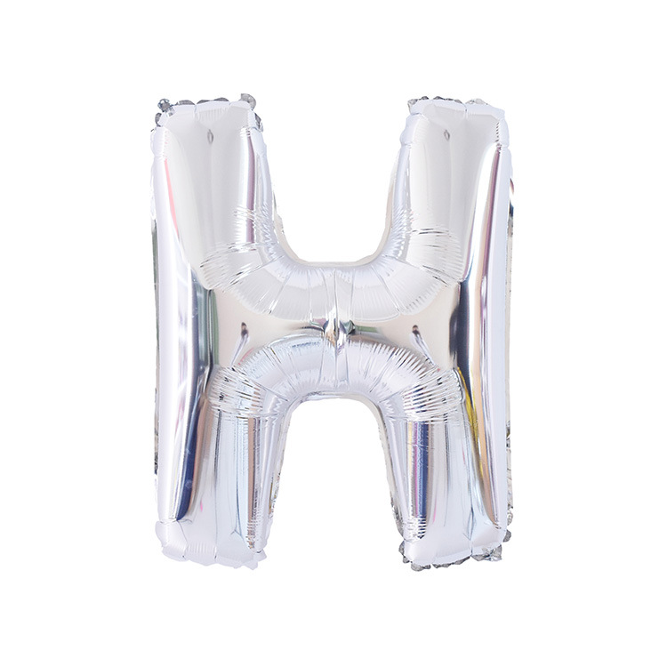 32 pulgadas 40 pulgadas 16 pulgadas inglés carta globo de aluminio fiesta de cumpleaños decoración de la boda papel de aluminio globo escena diseño