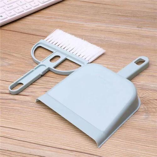 Mini Desktop Broom Child Creative Cleaning Small Broom and Shovel Set Household Window Sill Gap Sweep Brush Two-Piece Set