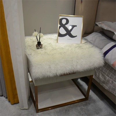 Computer Desk, Wool Mat, Kang Mat, Wool pad - 4040cm-gray-tip-color