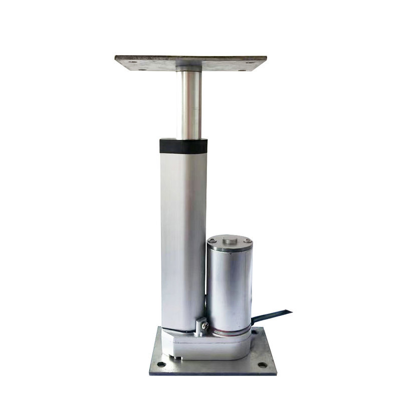 12V24V直流电动推杆平底底座上下平板往复器大推力电机榻榻米垃圾