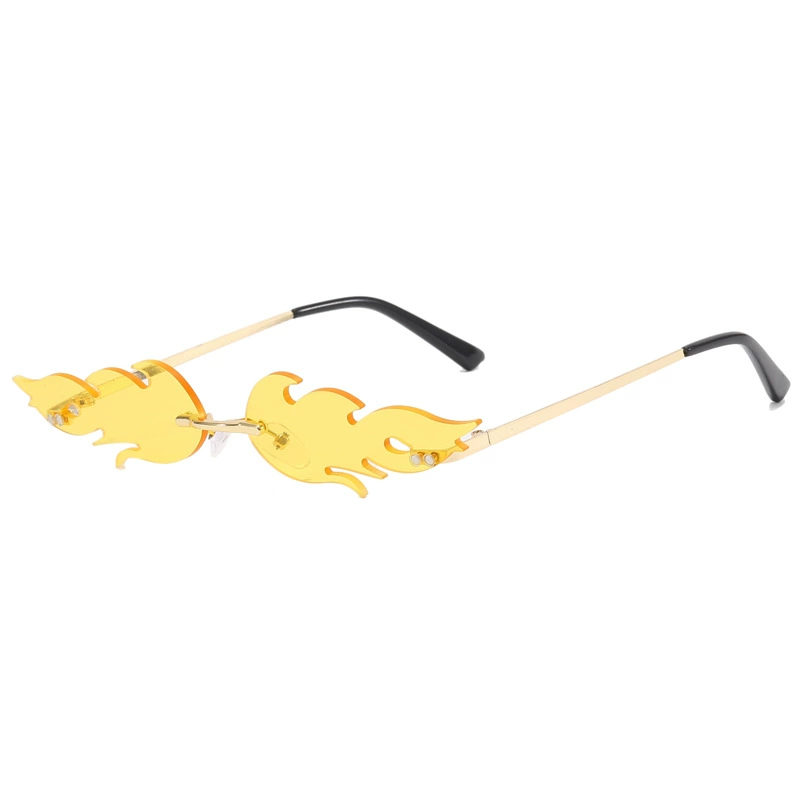 Очки солнцезащитные FANGYU стиль europeйский, металлическая рамка, линзы без оправы в огне, различные оттенки