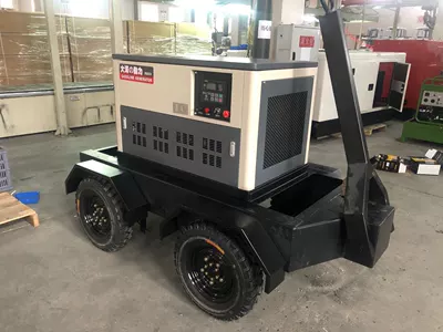 15-Kilowatt Mobile Power Vehicle Toto15-Z Gasoline Generator with Trailer and External Large Fuel Tank, High Power