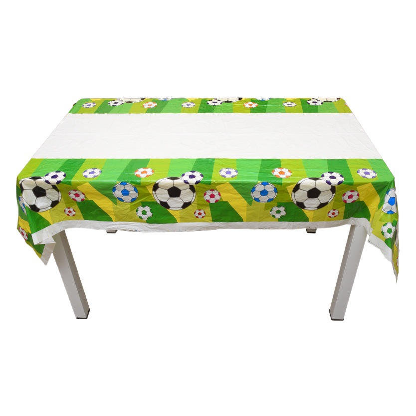 Mantel de Fiesta Desechable de PE Rectangular para Cumpleaños, Decoración de Picnic, Mantel de Plástico de una Sola Pieza con Diseño Temático