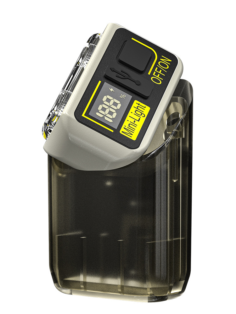 Al Aire Libre portátil al aire libre luz mini llavero de luz de succión magnética Tipo-C de carga rápida herramienta de visualización de energía multifuncional Luz