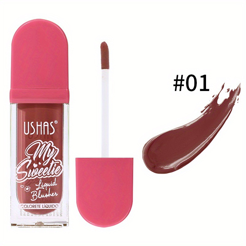 USHAS líquido blush transfronterizo gel blush crema blush brillante blush líquido FS421