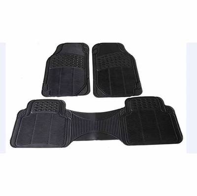 Cross-border car interior non-slip, dirt-resistant, easy-to-clean PVC car floor mat three-piece set, universal for all seasons (Universal Foot Pad) - pvc-waterproof-non-slip-universal-car-floor-mat-three-piece-set