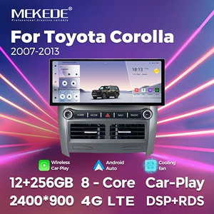 Toyota Corolla 2007-2013 üçün 12.3 düym Android Şaquli Ekran Naviqasiya