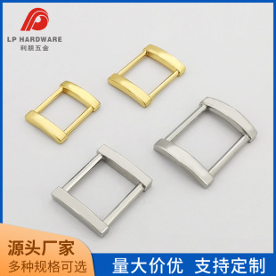 Factory wholesale luggage hardware accessories metal square buckle clothing strap adjustment buckle connecting buckle die-cast square buckle