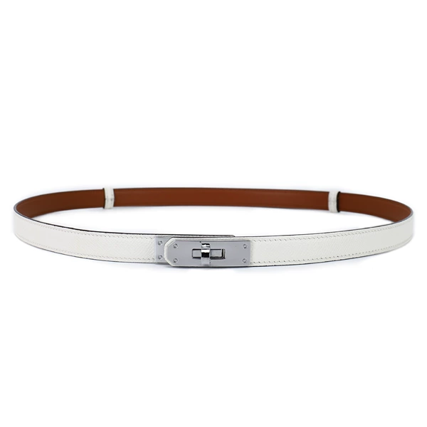 White+silver buckle
