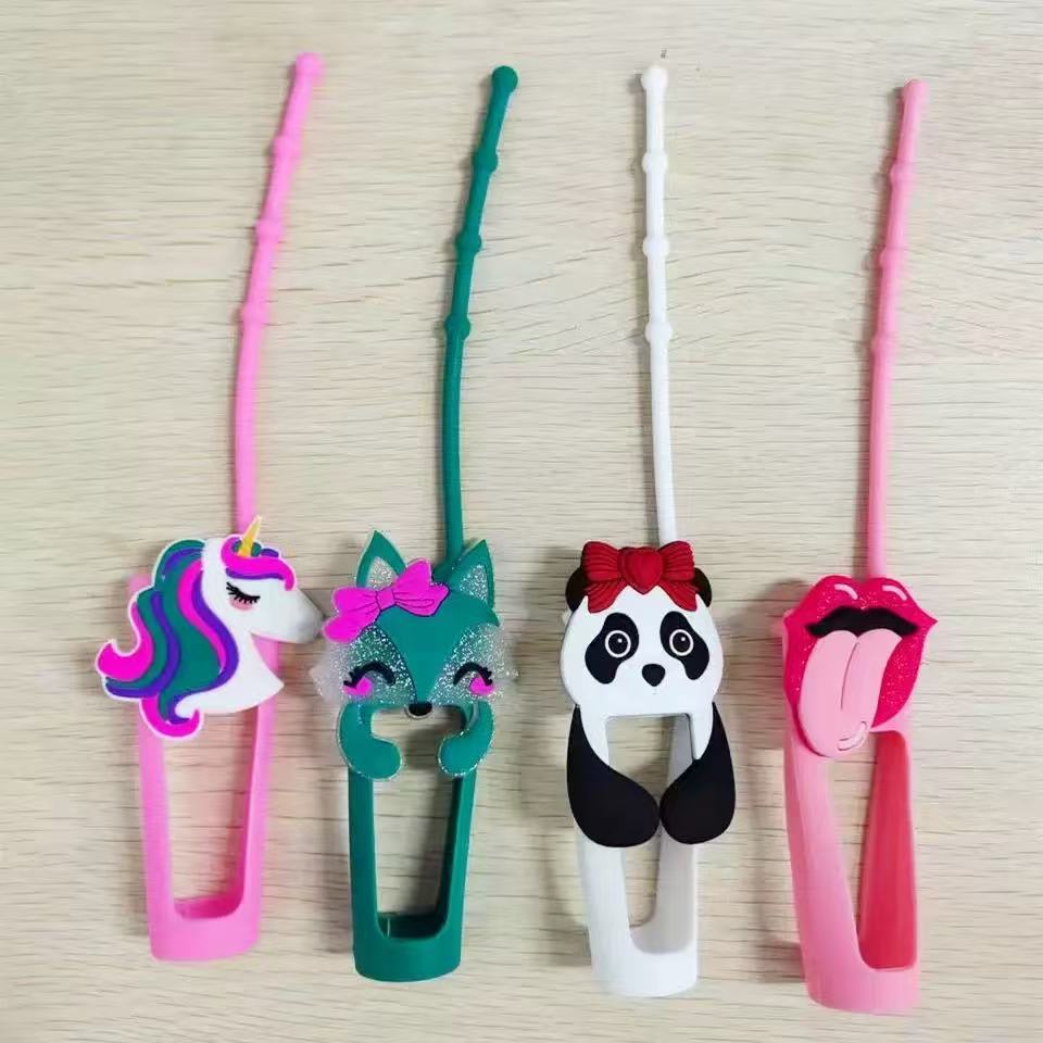 硅胶卡通滴胶软管口红套 卡通硅胶套 PVC卡通软管口红套 15 ml软