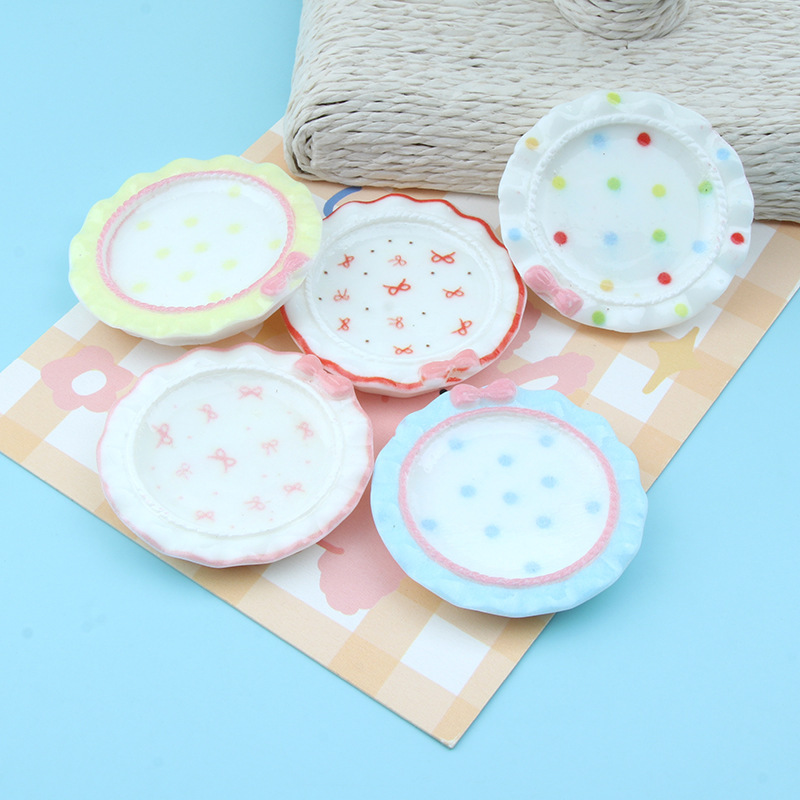 Simulated Ins Style Wave Disc Cute Cartoon Bow Plate DIY Hairpin Keychain Refrigerator Magnet Decoration Simulated Ins Style Wave Disc Cute Cartoon Bow Plate DIY Hairpin Keychain Refrigerator Magnet Decoration