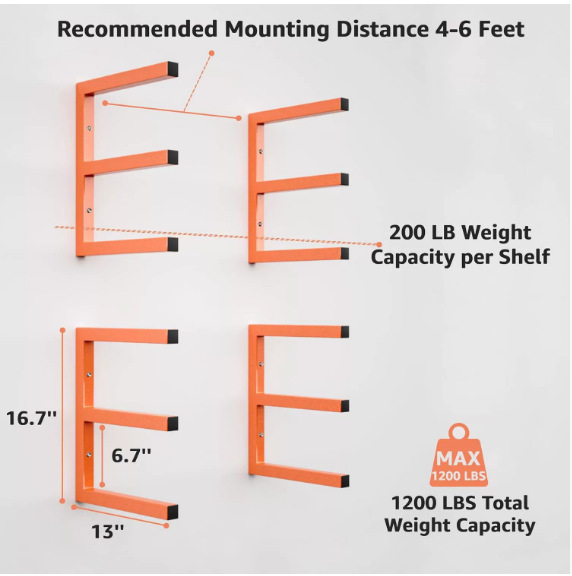 marco de leña simple especial transfronterizo marco de almacenamiento de madera al aire libre marco de almacenamiento de madera pesada marco de leña de chimenea interior