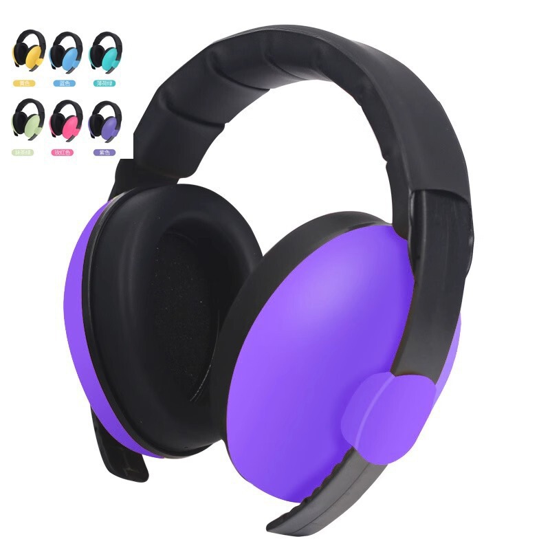 子供用防音イヤーマフ、睡眠用ヘッドフォン、ベビーミュート保護カバー、騒音防止、飛行機での学習、騒音低減、圧力軽減|undefined