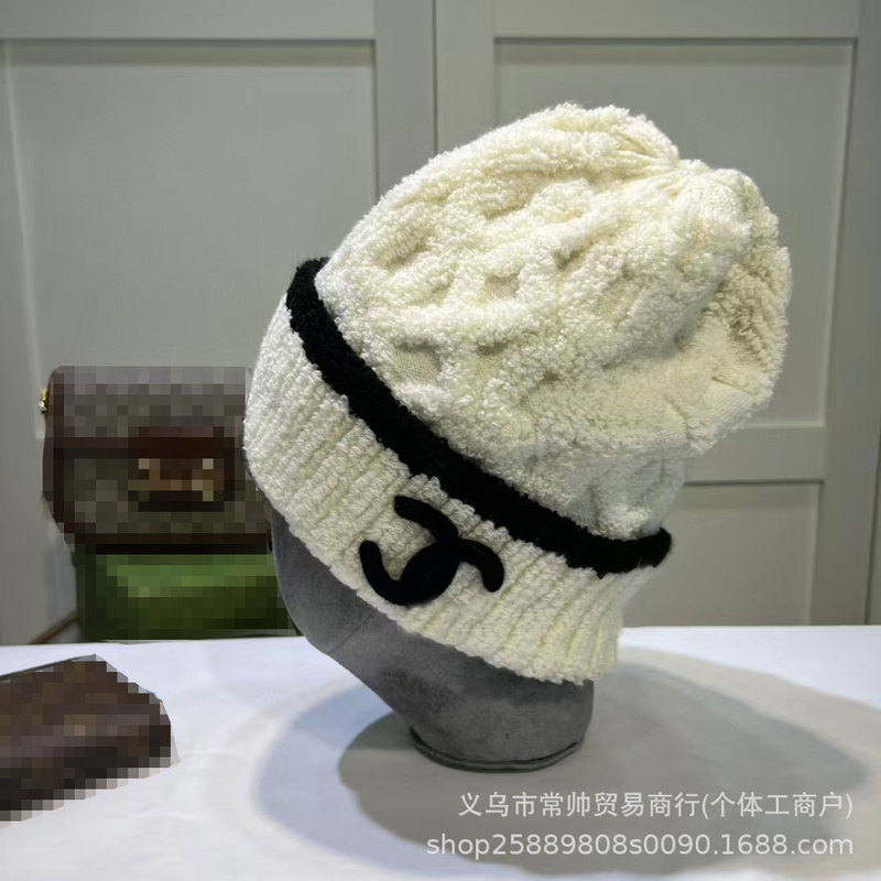 Xiaoxiangfeng ダブル C ハットの正しいバージョン、秋冬の暖かいフレグランスおばさんウール帽子、男性と女性用、多用途の有名な帽子|undefined