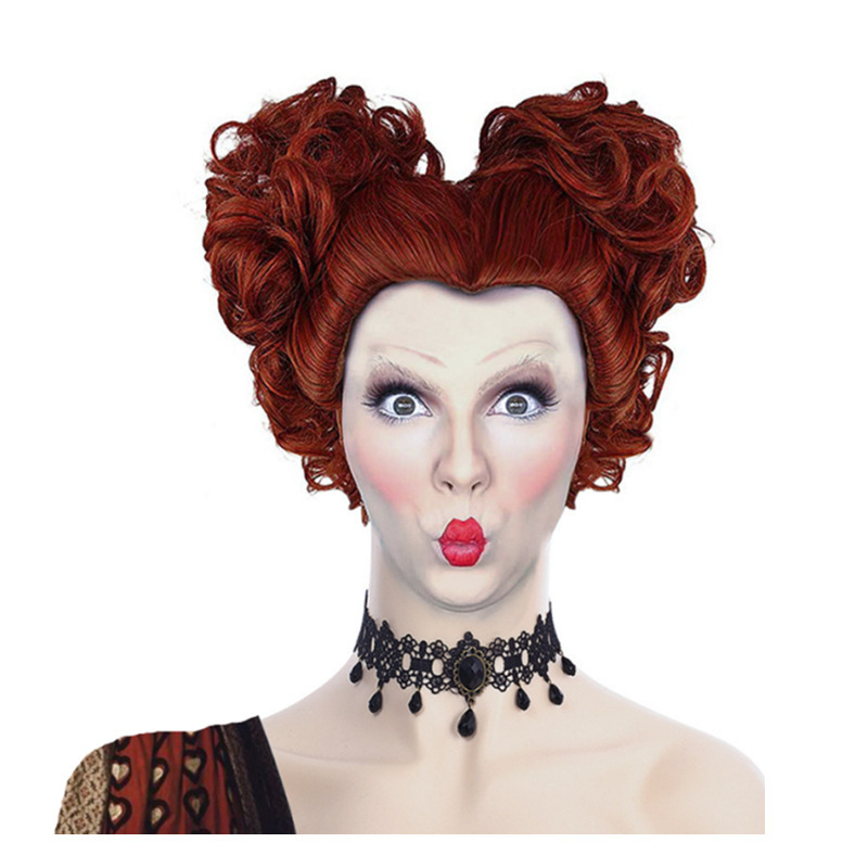 wig wig European and American character Father-8JUN Witch also crazy venifred wig Red Queen cos fake
