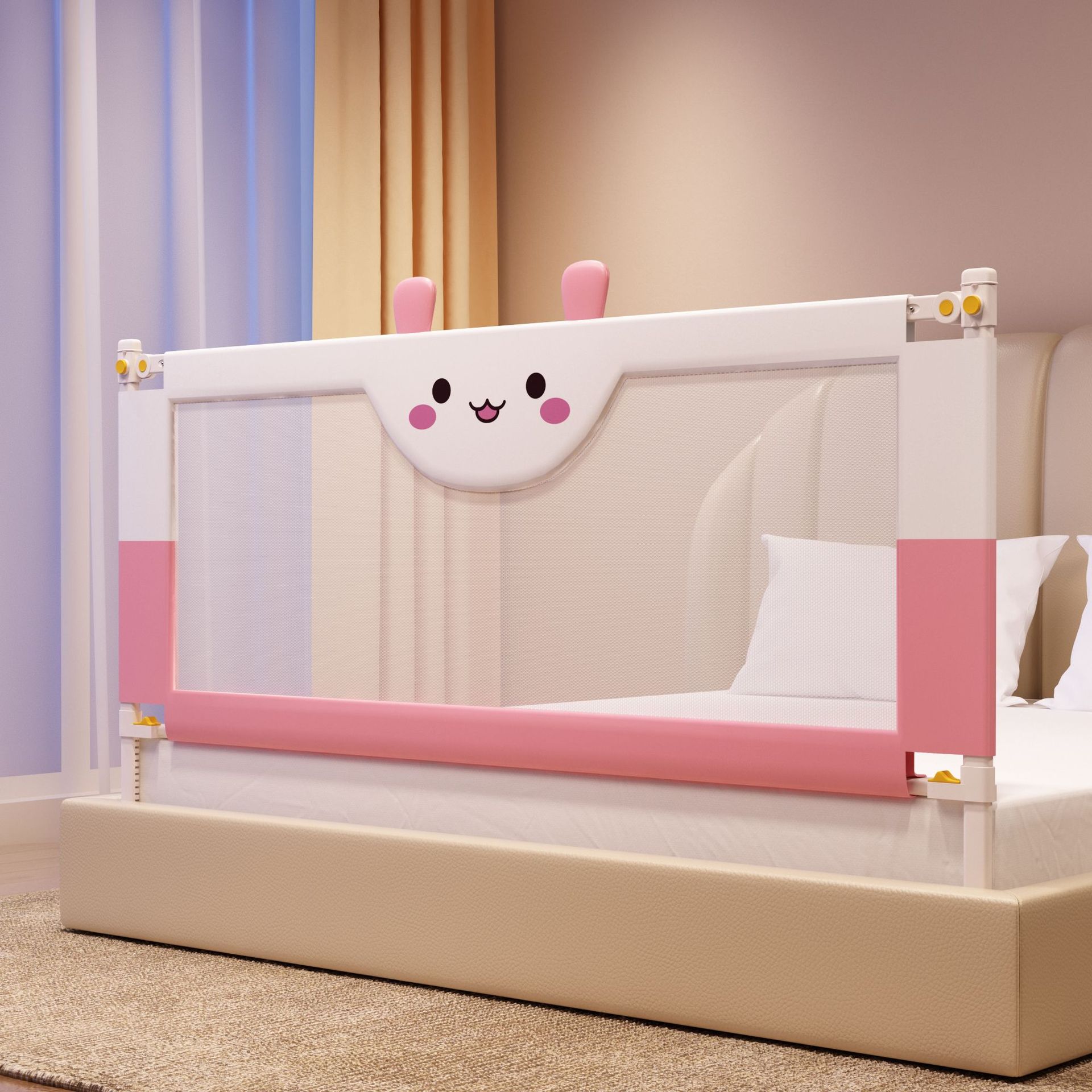 만화 핑크 귀여운 토끼