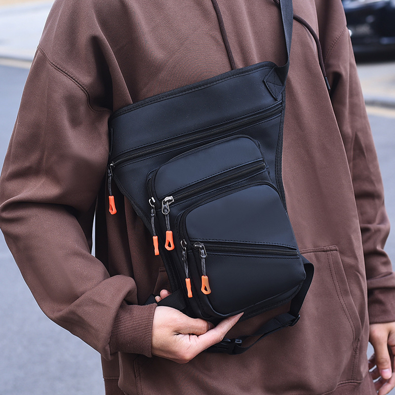 New Waist Bag, Men's Outdoor Cycling Bag, Multi-Functional Lightweight Leg Bag, Knight Bag, Mountaineering Bag, Business Wallet
