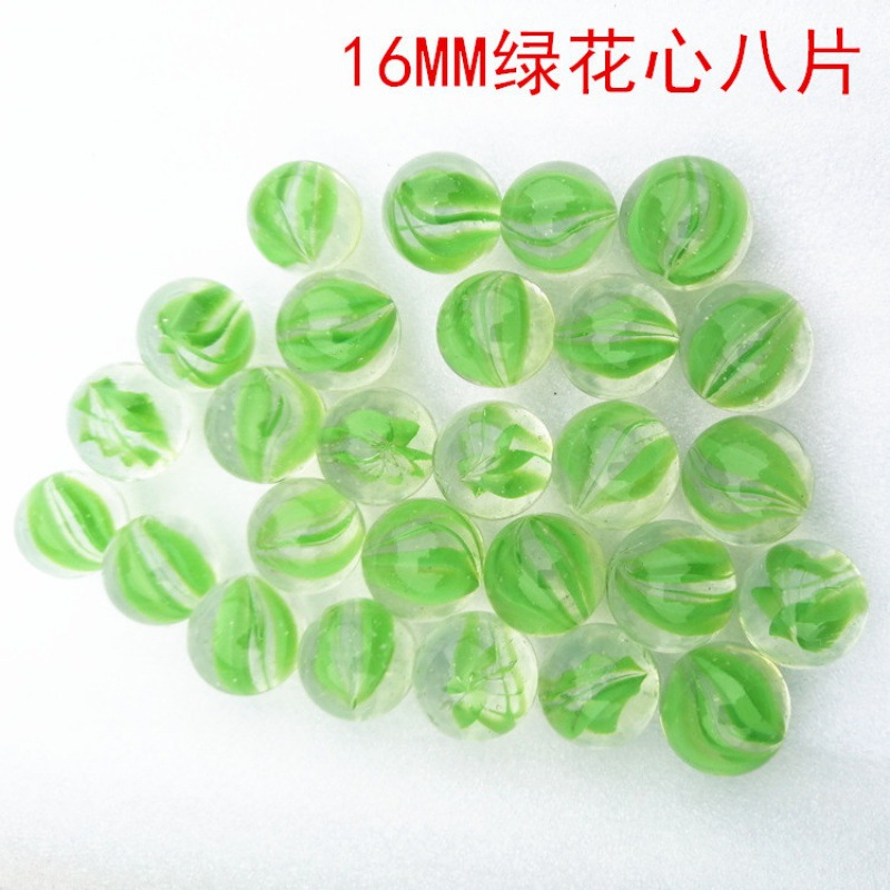 16mm mármoles de vidrio al por mayor juguetes nostálgicos cuentas de vidrio juego de damas tienda binaria de vidrio perlas sueltas bola artesanal