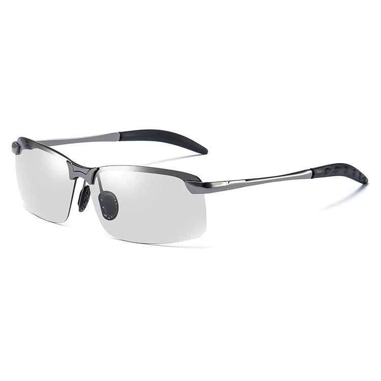 Driving day and night Monkey mosque 3043 Outdoor fishing men's polarized intelligent light sensitive metal discoloration sunglasses