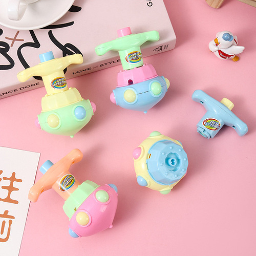 Lotus Gyro Children's Glowing Lotus Gyro Toy Night Market Stall Best Selling Puzzle Glowing Gyro Toy Wholesale