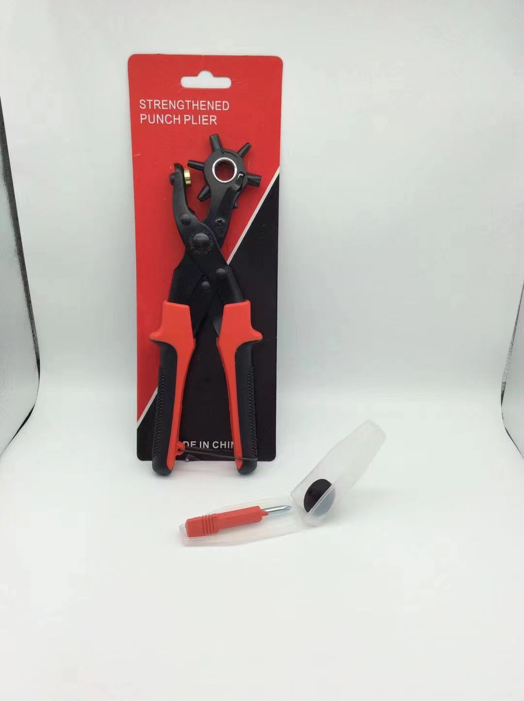 皮带打孔器打孔钳多功能打眼打洞器打孔冲手动工具腰带打孔机扁钳