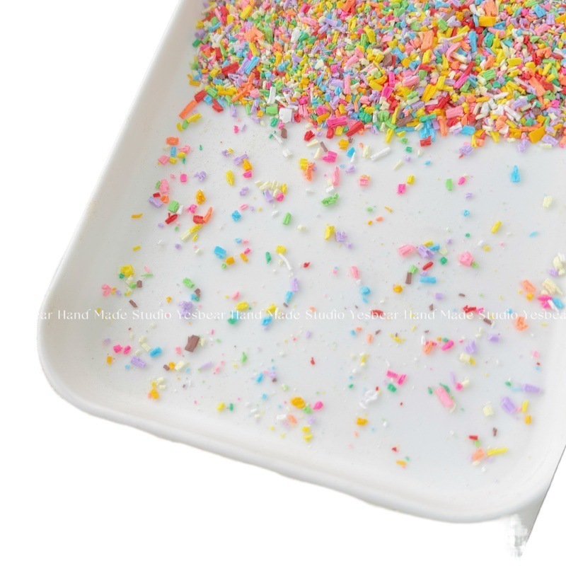 卸売りシミュレーション食游七彩チョコレート砕糖粒チョコレート粉diyつまみ装飾物|undefined