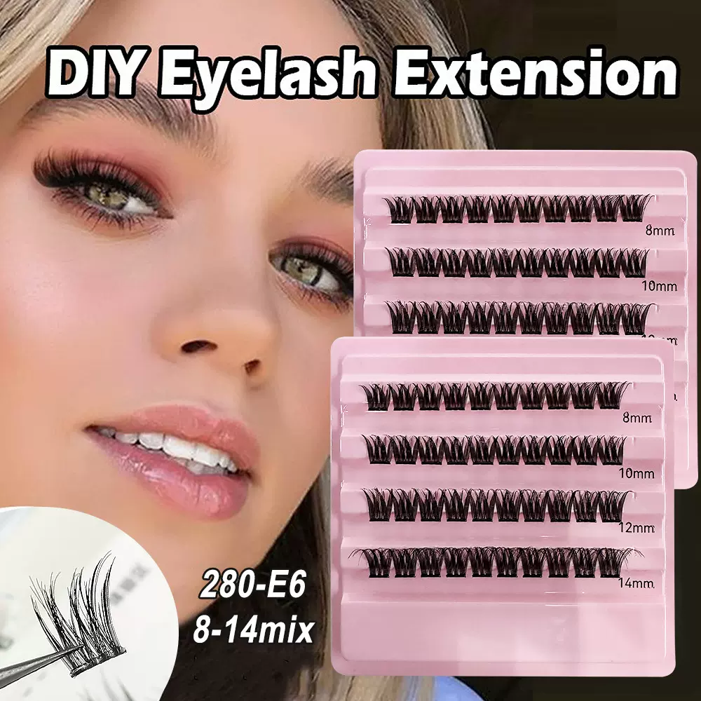 跨境diy自嫁接睫毛分段大容量自然浓密欧美亚马逊新款假睫毛批发