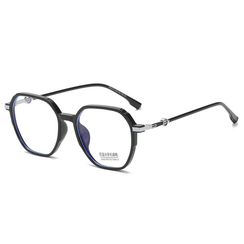TR90 glasses frame trendy plain glasses frame Korean version flat glasses retro ins anti-blue light glasses for women 2170