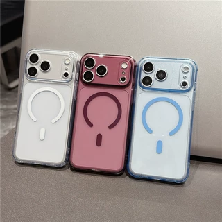 适用iPhone18Promax透明磁吸手机壳苹果17Pro软TPU防摔保护套16