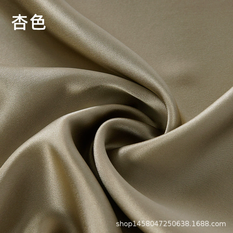 Silk fabric 100% mulberry satin, 114 cm width, 16 momme, plant‑dyed, wholesale multi‑color