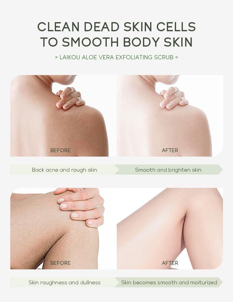 Cross-border Laicome Body Scrub 350g Pore Cleansing and keratin rejuvenation skin care products wholesale manufacturer supply undefined