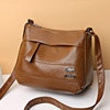 Retro shoulder bag for leisure, universal capacious one-shoulder bag, 2023 collection