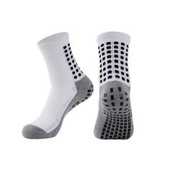 Ankle Support Non-Slip Pointed Glue Football Socks for Men, Thick Towel Sole Shock-Absorbing Training Socks, Ankle Soccer Socks Directly Supplied by Manufacturer