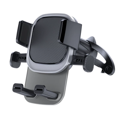 fixed bracket instrument panel mobile – Car phone holder - j42-f16-car-air-outlet-mobile-phone-bracket-mercedes-benz-air-outlet-universal-silver