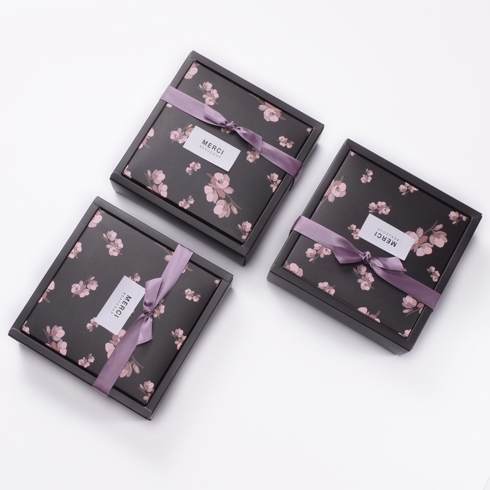 Caja de regalo de embalaje de pastel de luna de jabón hecho a mano de té de alta gama coreana 80g de embalaje de ropa de toalla Caja de regalo en stock