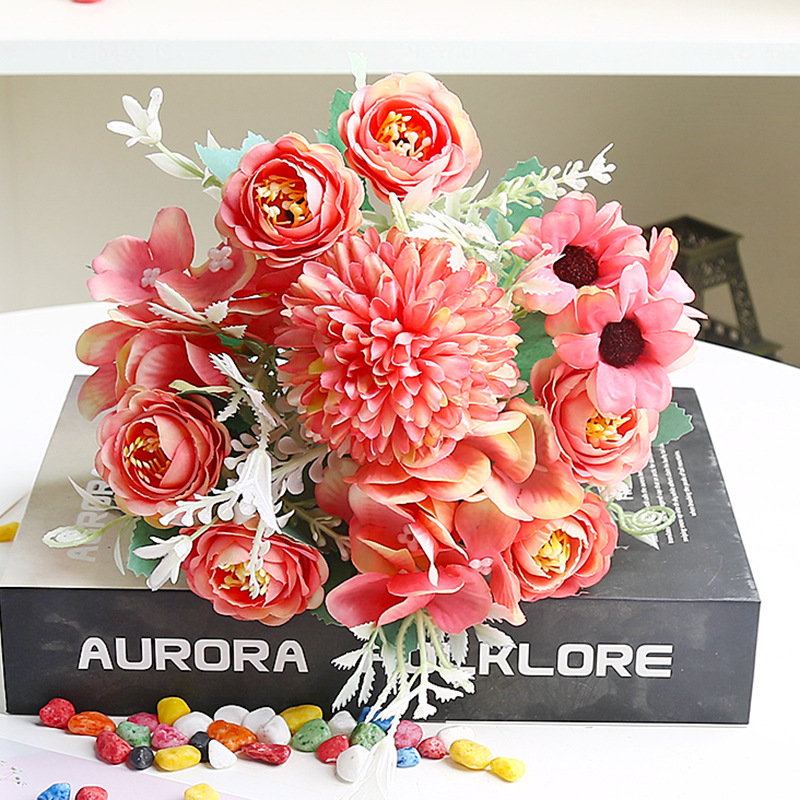 멜론 레드 티 로즈 조합