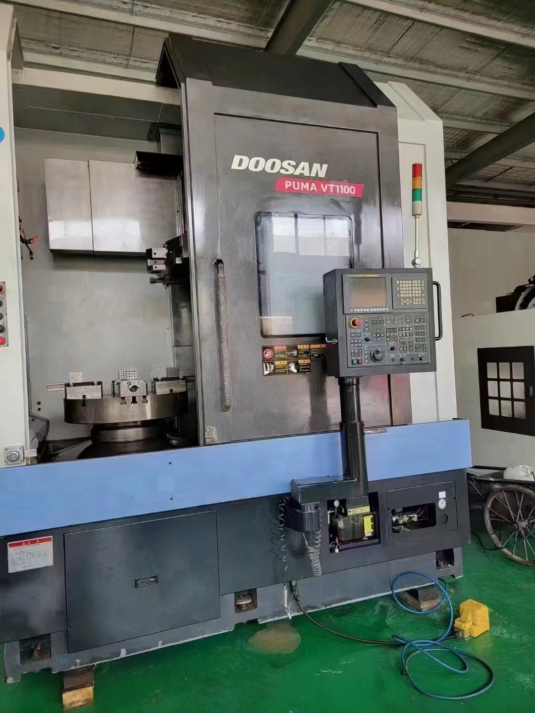 处理二手斗山PUMA VT1100车铣复合主轴转速850发那科系统