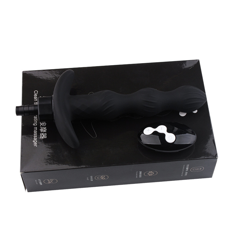 Remote-Controlled Anal Cleanser with Vibration, ABS Enema Tool for Men — detail image 10