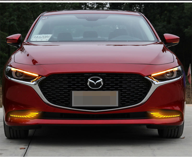 Suitable for 20-25 Models of Mazda 3 Axela Daytime Running Lights, Mazda Axela Modified Special Led Fog Lights