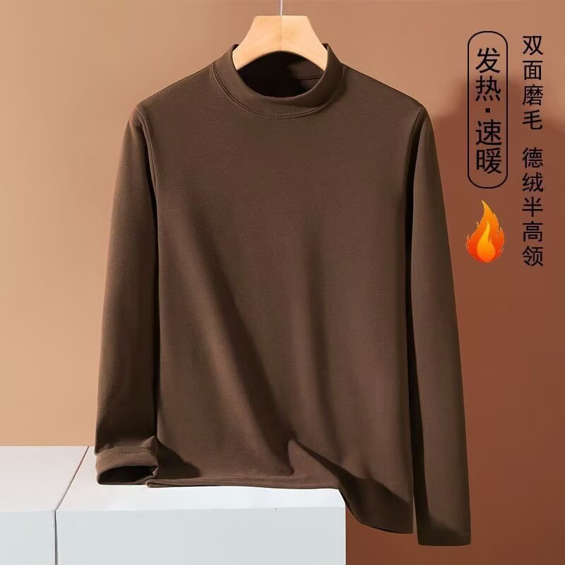 【260g 중량 독일산 델론 기모】 커피색