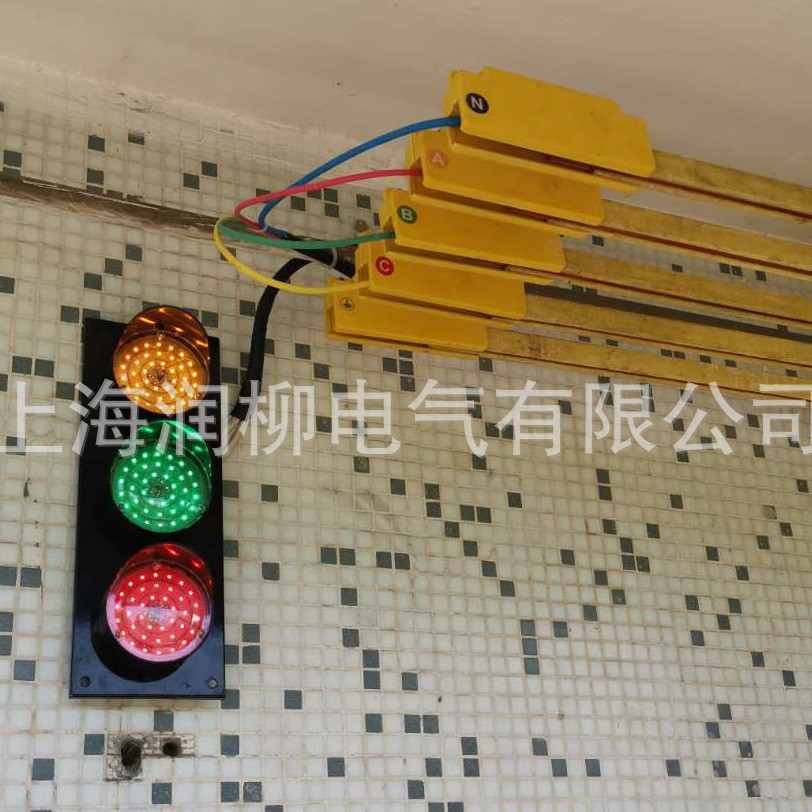 吊车三色电源信号灯HCX-ABC-100 AC380V行车滑线指示灯